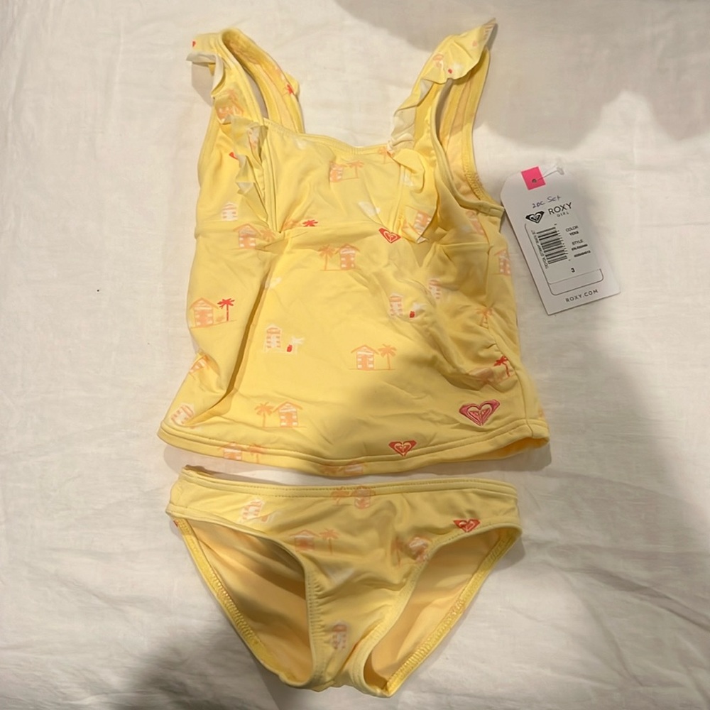 kids roxy swimsuit 3T bikini